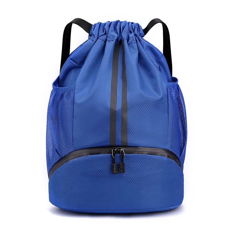 Basketball shoulder bag wet and dry separation for swimming, sports organizer bag, backpack for training for gym, drawstring 5