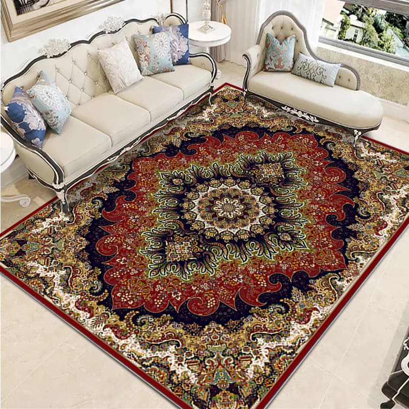 (Cross-border trading), retro carpet for living room, boho style, (Physicals) 4