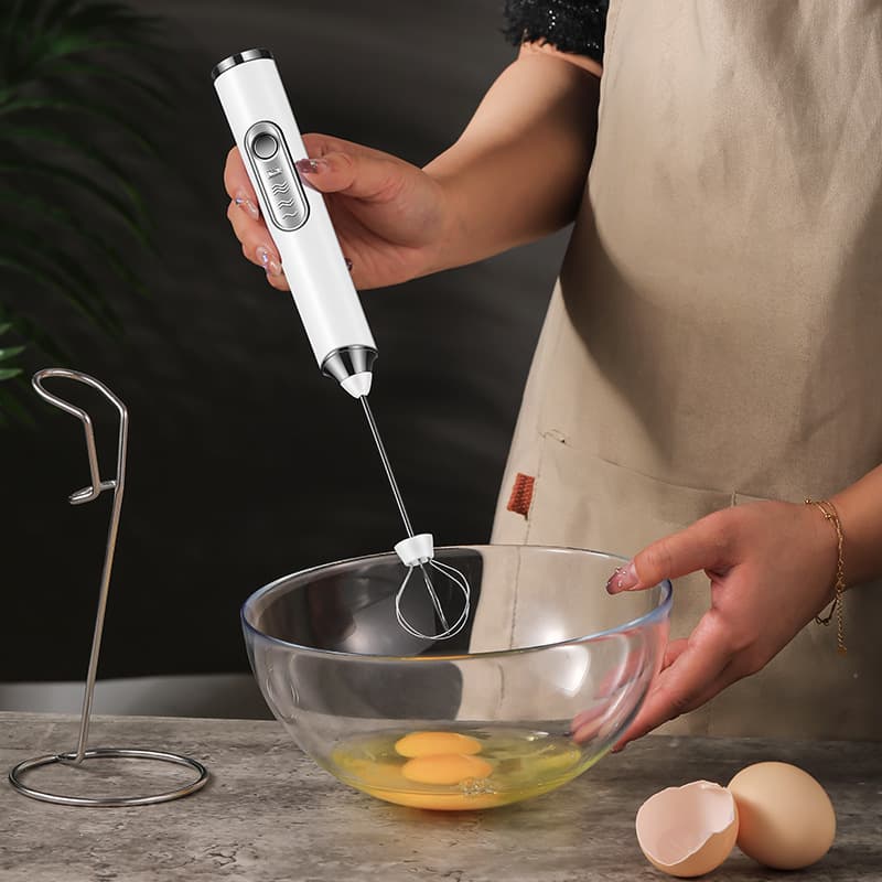 Electric egg foam milk foam coffee bubbler handheld wireless passing egg cream cake stirrer 2