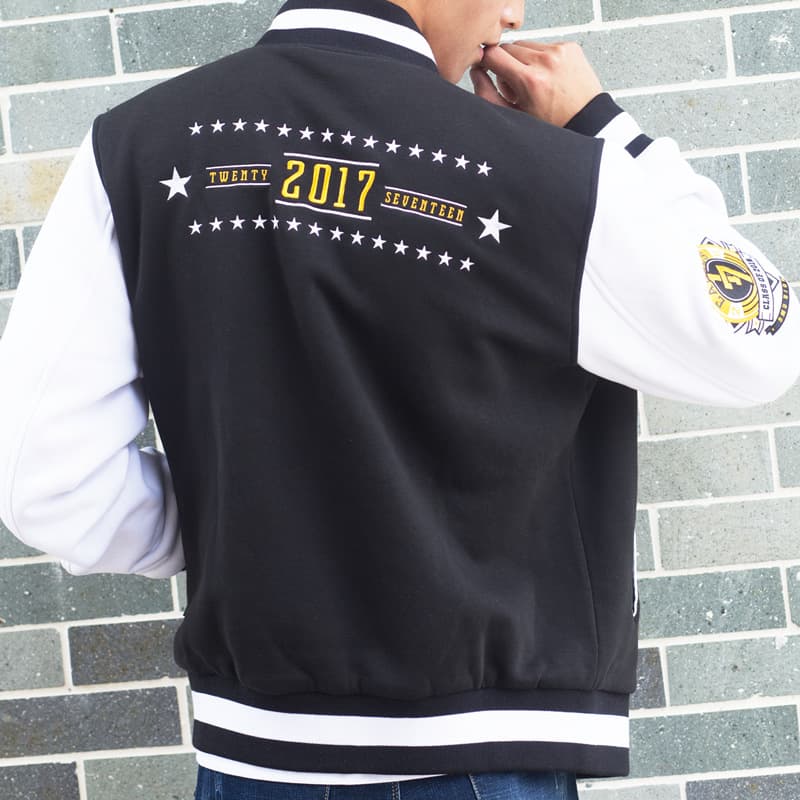 Customized baseball uniform, college jacket, high-end fleece jacket, Fleece Jacket, trendy and cool long sleeves 3