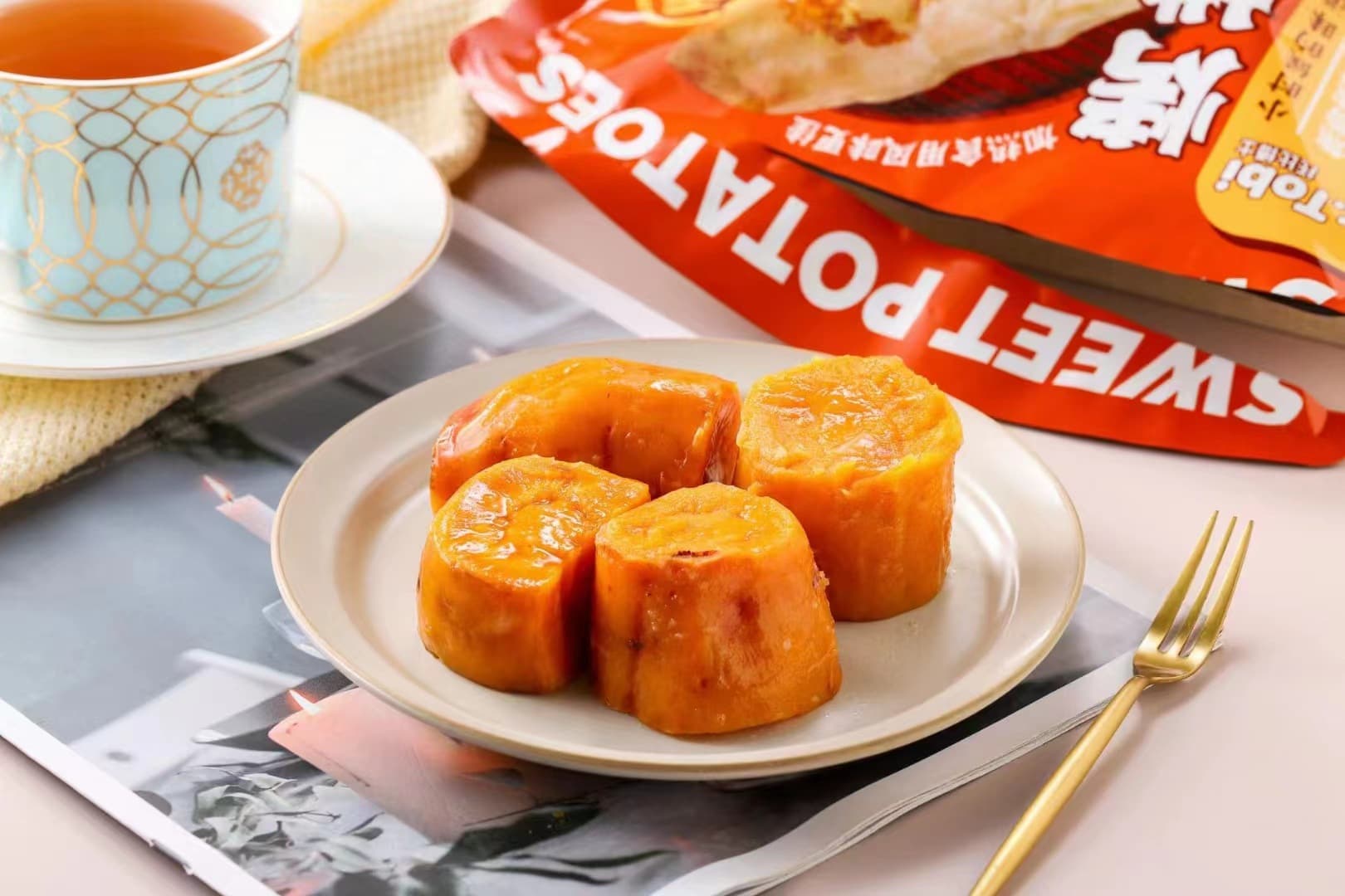 Dr. Toby 208 roasted sweet potato instant casual snack Sweet Potato Girl Office Food Independent Packaging 5