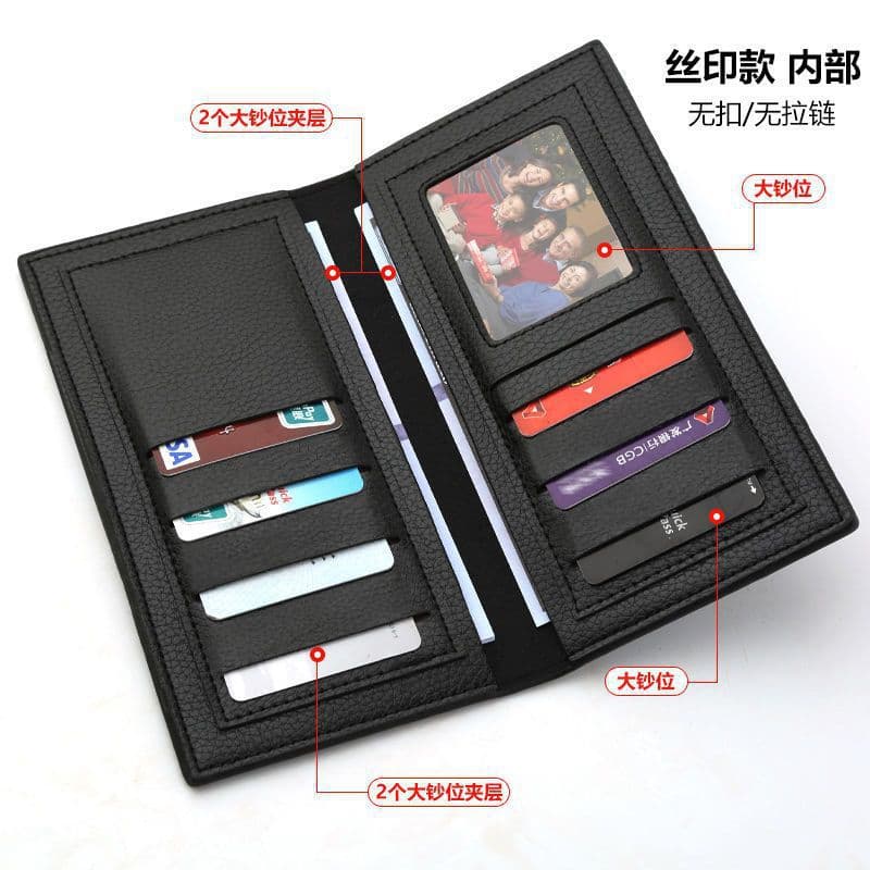 (Wholesale), fashionable polyurethane hand loop bag, long wallet, capacious card holder 3