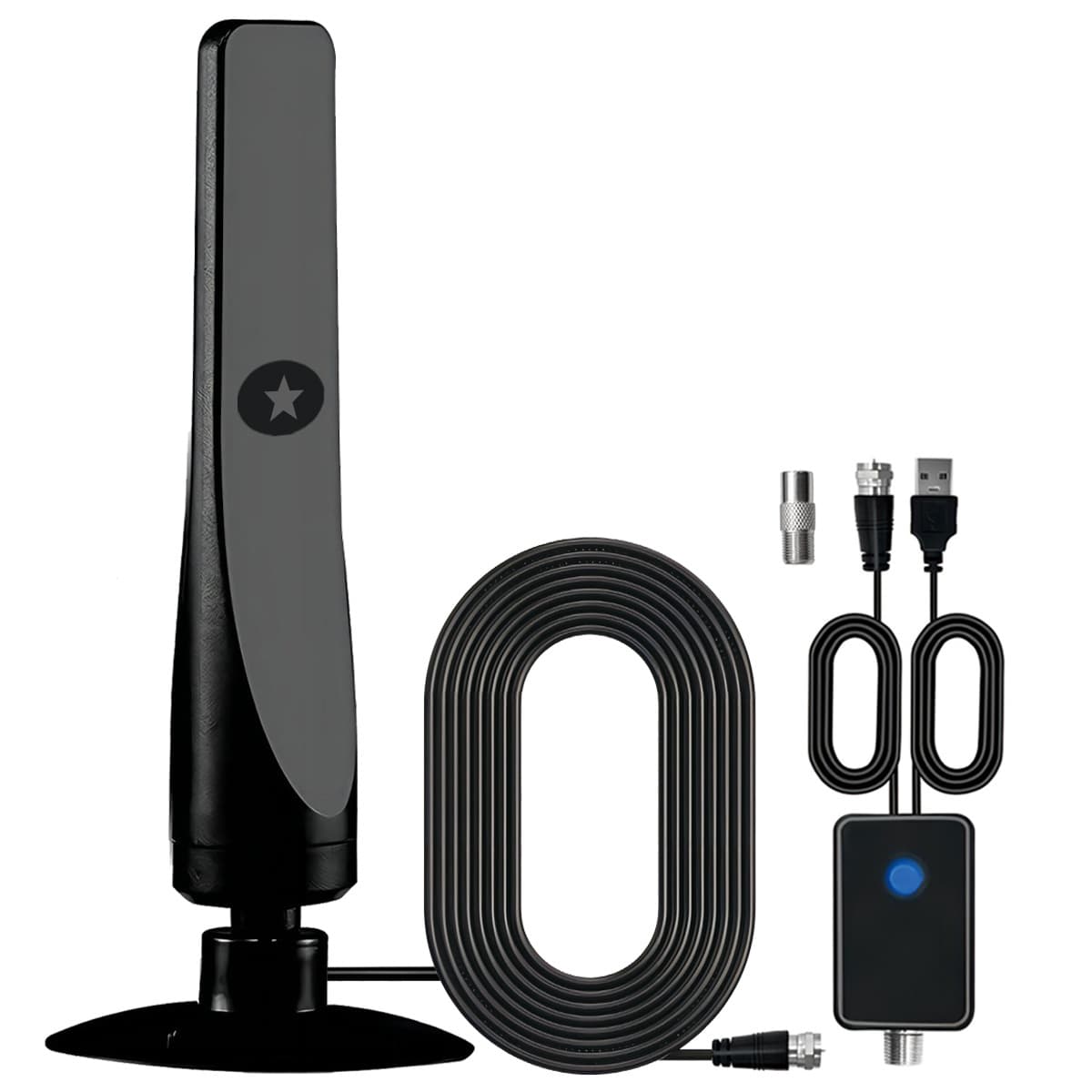4K high -definition smart TV digital antenna signal amplifier indoor and outdoor receiver broadcast signal TV antenna 5