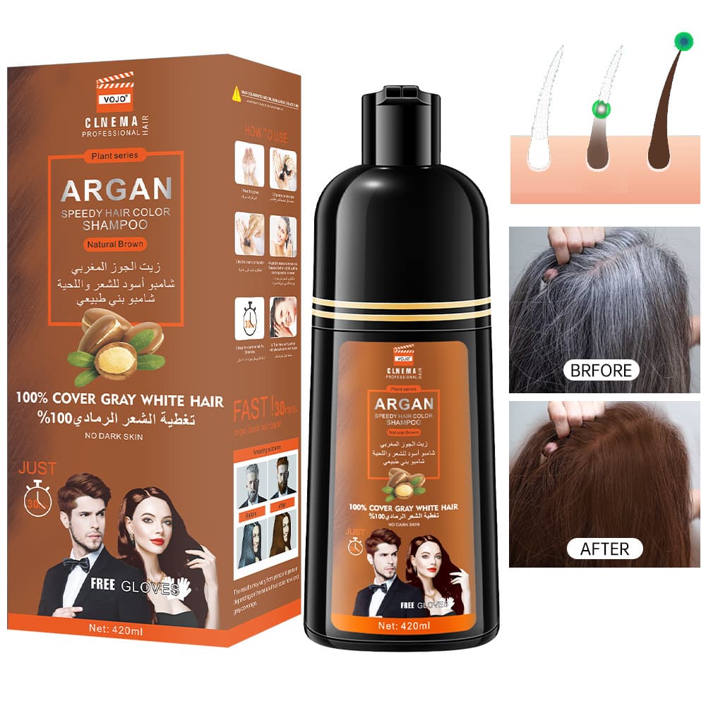 VOJO (Cross-border trading), hair dye, herbal dye, Amazon, 420 ml 2