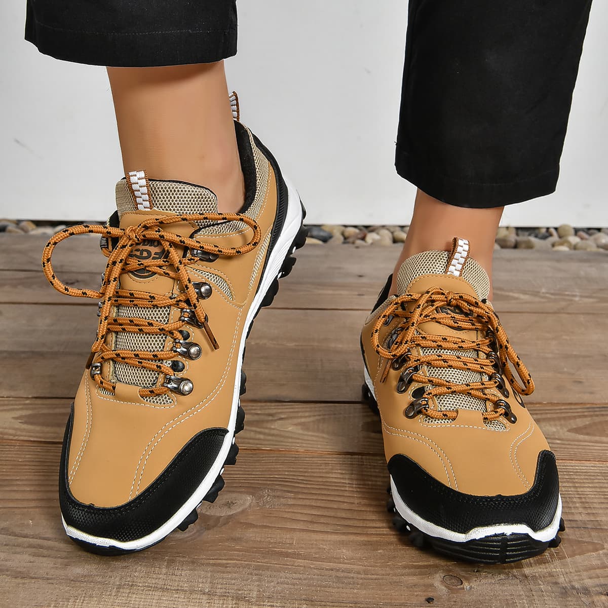 2023 Spring and Autumn Cross-border Large Size Outdoor Hiking Shoes Men's Non-Slip Travel Shoes Outdoor Adventure Camping Hiking Shoes Men 4