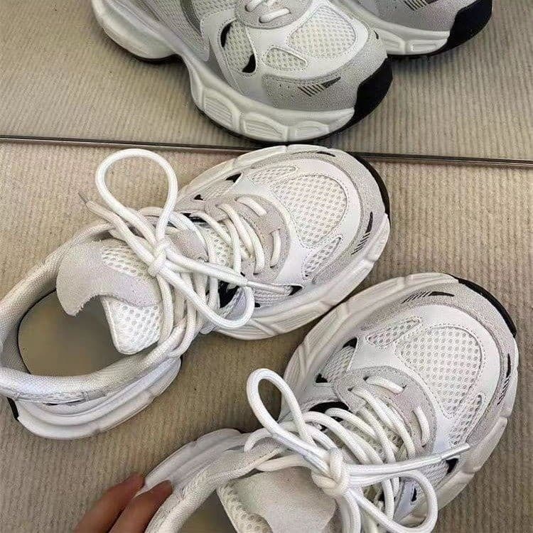 Lightweight sports running shoes for women 2025 spring new mesh campus style Forrest Gump dad shoes versatile casual trendy shoes 5