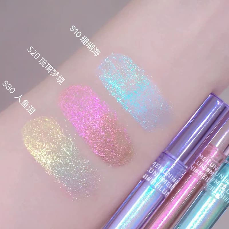 MEILUNI Drop Eye Shadow - Glittering Tear Drop Liquid Highlight 4