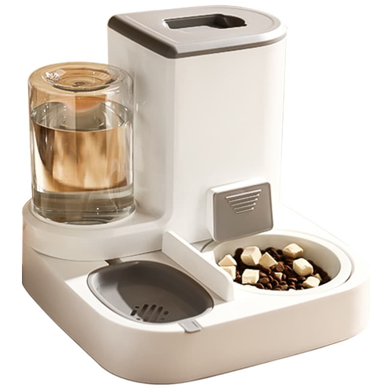 New cats automatically drink water to feed the water heater, dog bowl cat bowl, drink water, feed the two -in -one cat bowl Jimbei 5
