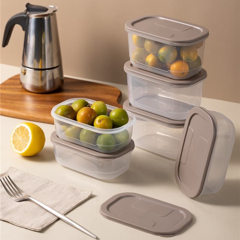 Refrigerator storage box kitchen fruit leakage sealing fresh -keeping box can be frozen -frozen food -grade plastic box suit 2