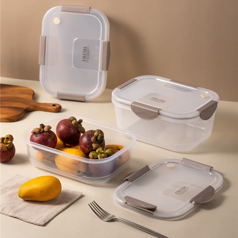 Refrigerator storage box kitchen fruit leakage sealing fresh -keeping box can be frozen -frozen food -grade plastic box suit 3