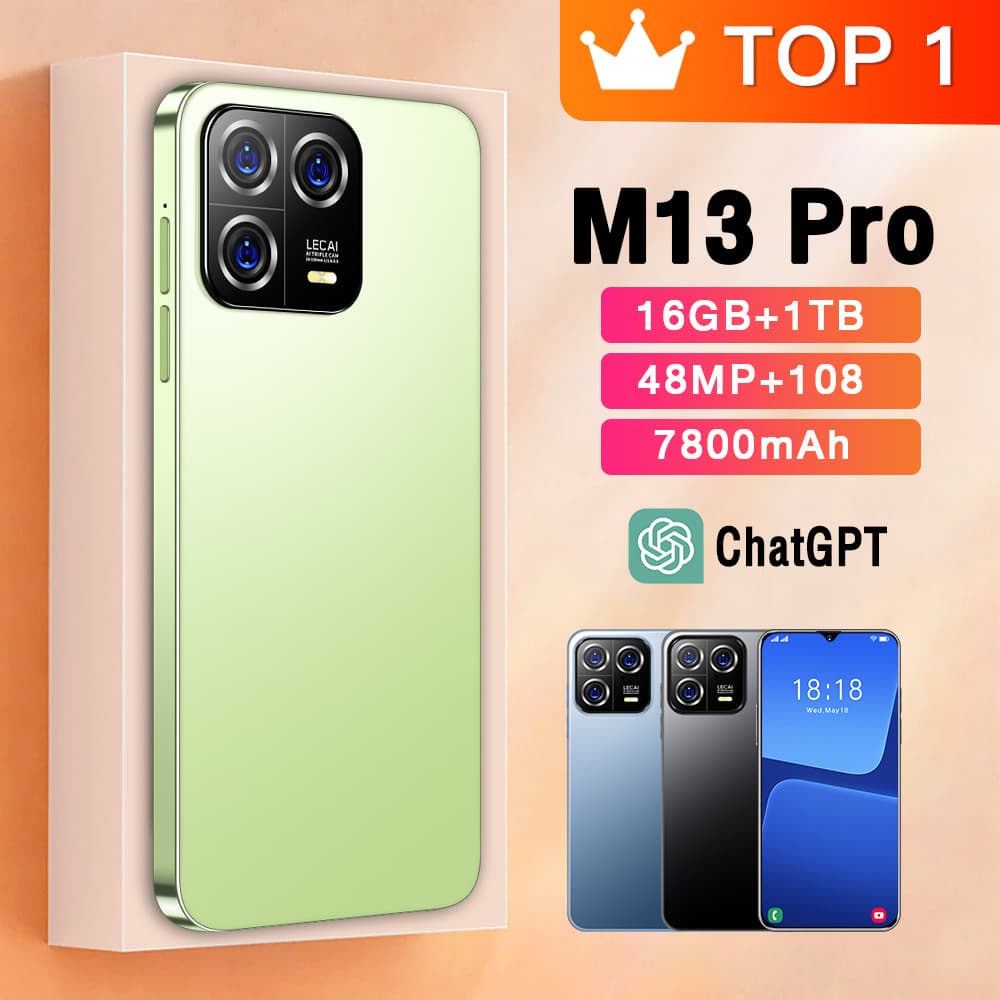 (Cross-border trading), smartphone, mobile phone, 2023 collection, 7.3 inch, 16G 1
