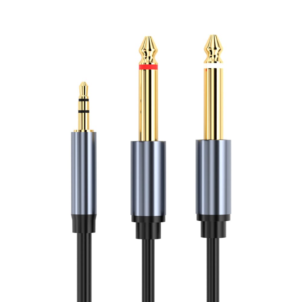 3.5 to dual 6.5 audio cable one-to-two to 6.35mm guitar mobile phone audio mixer cable 5