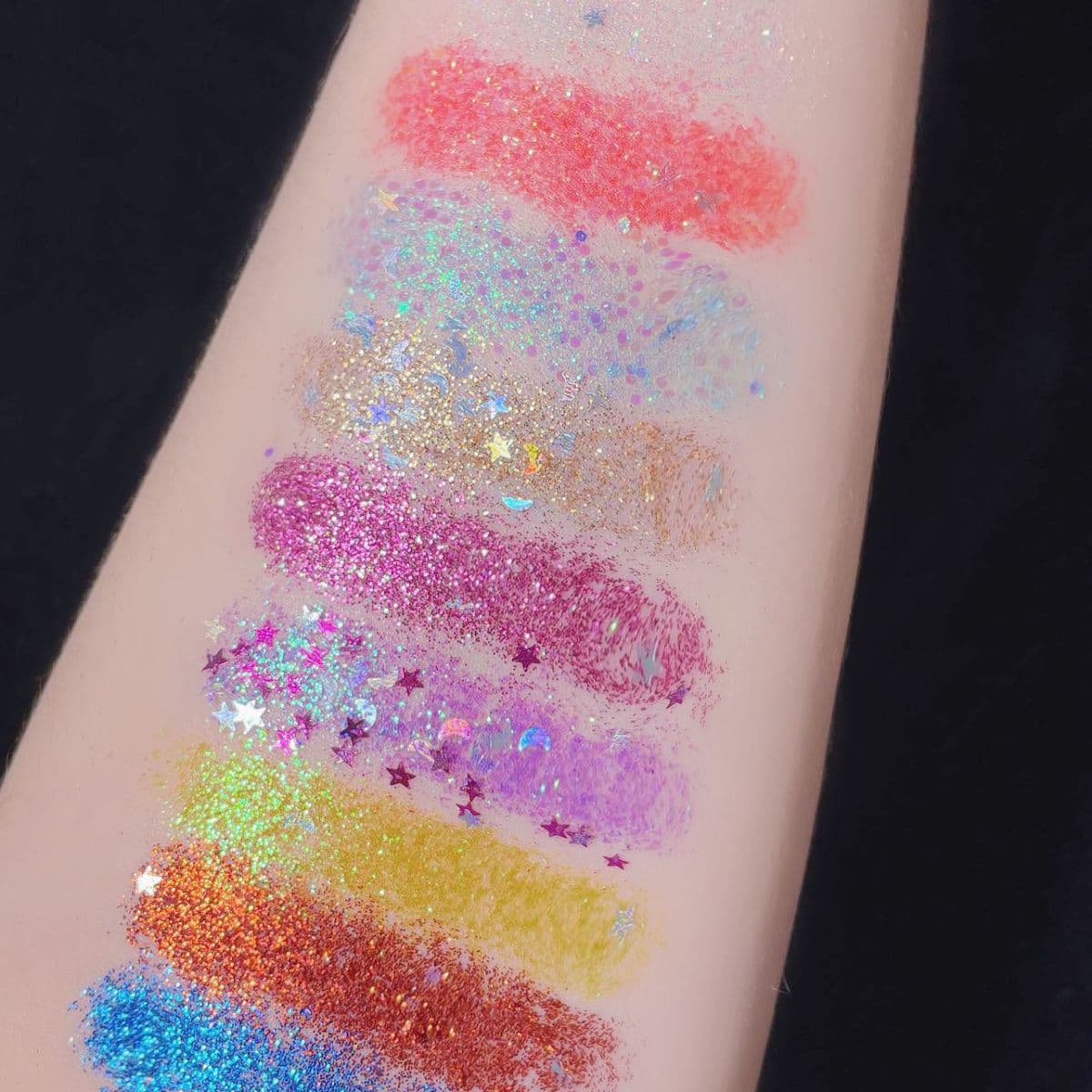 Eyeshadow palette, glue, gel, self-adhesive eye shadow, without glue 5