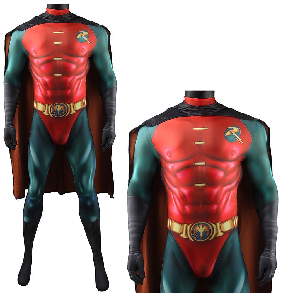 Batman Forever Robin Halloween Clothes Cos Costume Cosplay Cosplay Costume Jumpsuit 4