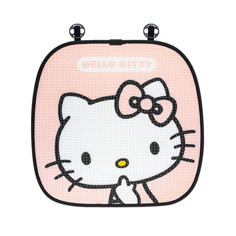 Cartoon travel card case, pillow, universal cute seat, breathable non-slip set for office, 3 piece set 5