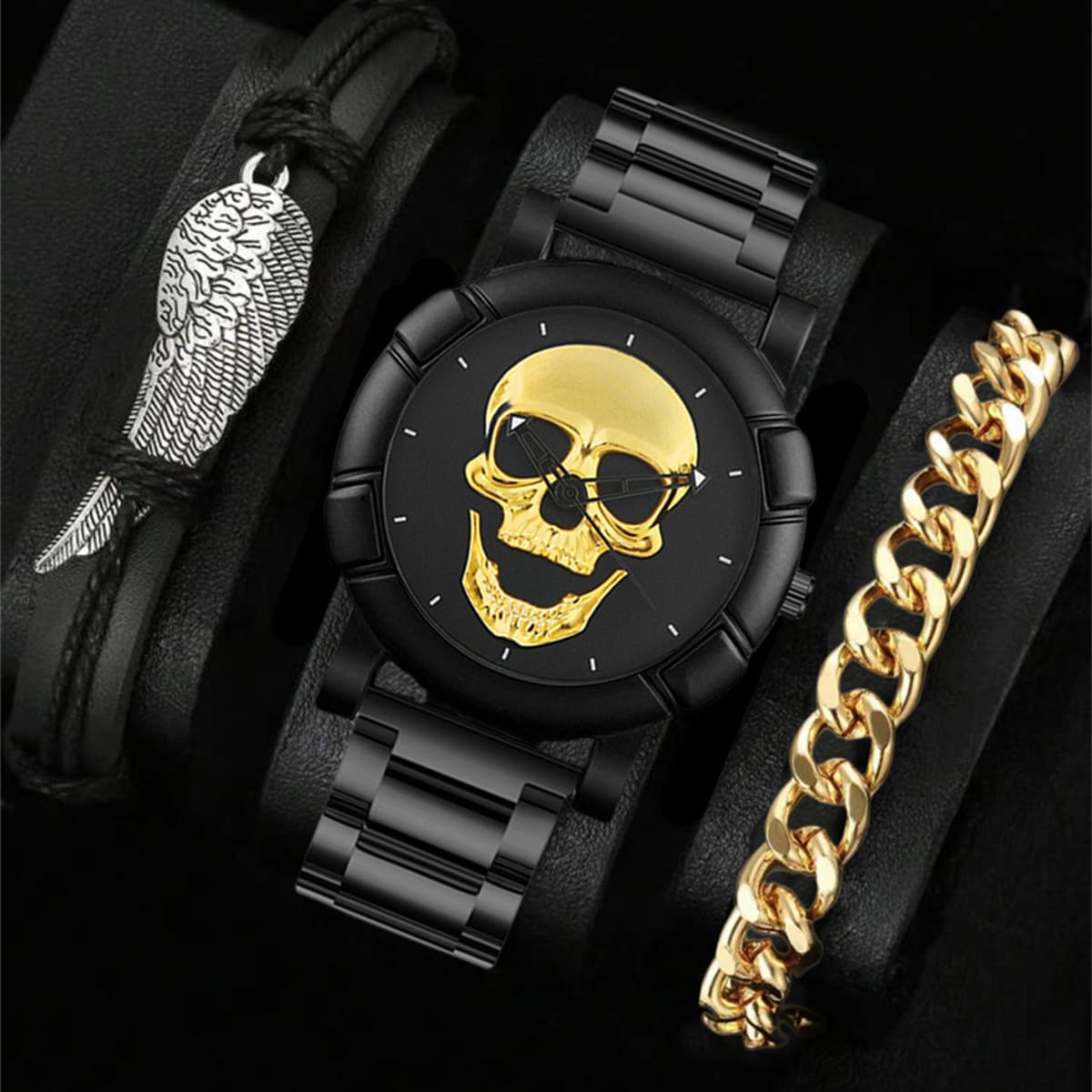 (Cross-border trading), capacious neon dial, trend men's watch, quartz watches, city style 2