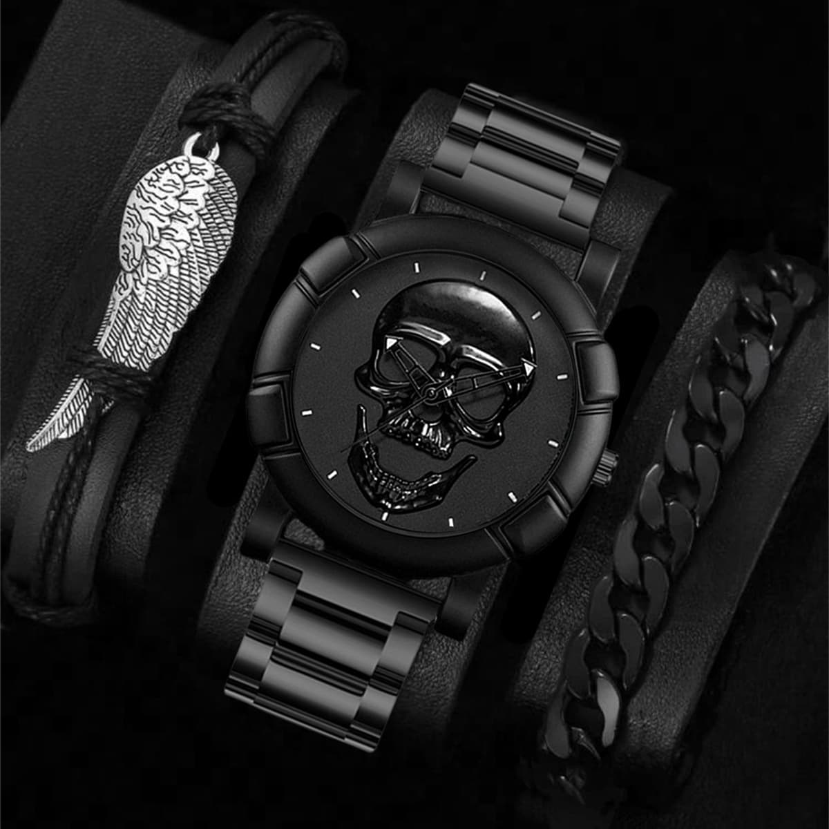 (Cross-border trading), capacious neon dial, trend men's watch, quartz watches, city style 3