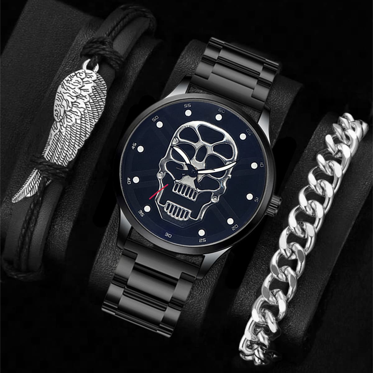 (Cross-border trading), capacious neon dial, trend men's watch, quartz watches, city style 4