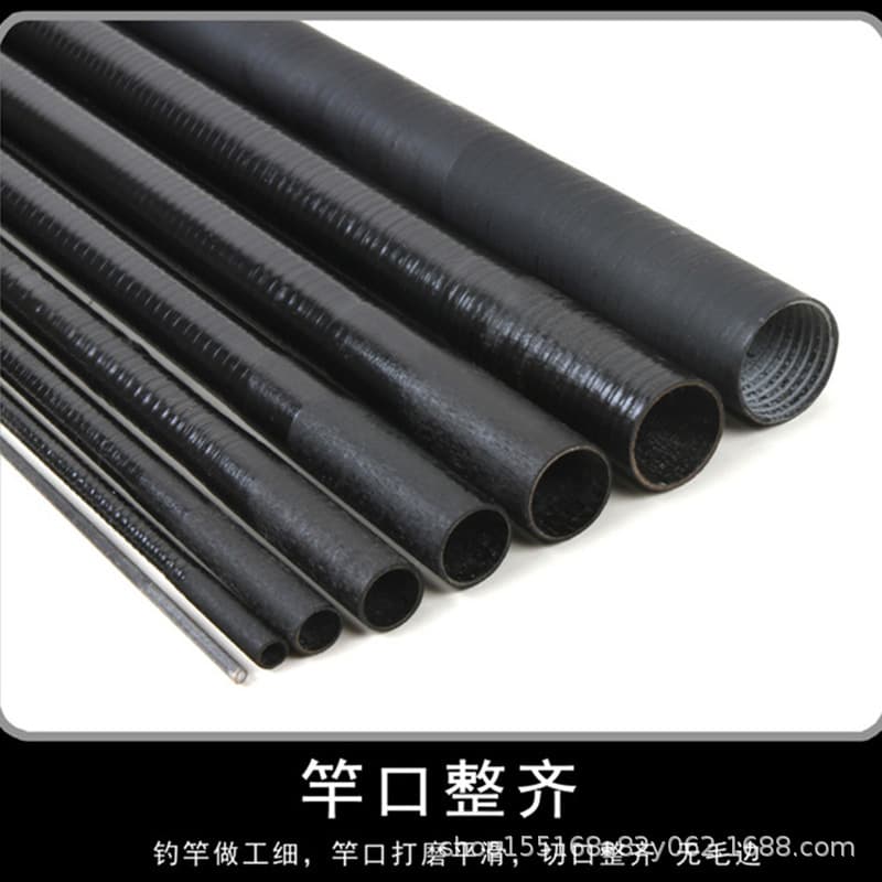 Spot supply of short-section threaded fiberglass flowing hand rod, fishing rod, stream hand rod, telescopic 64 cm stream rod 2