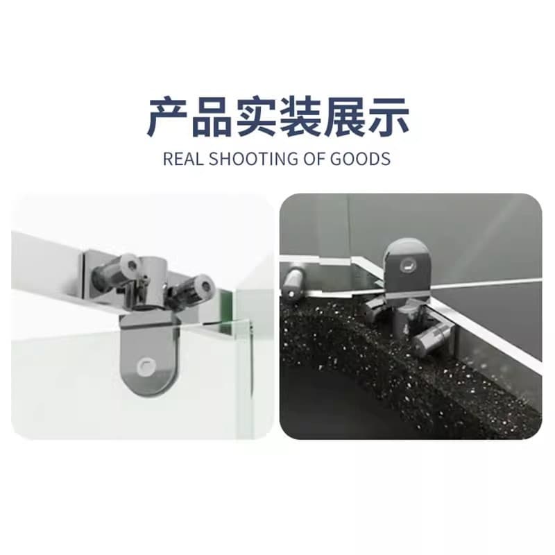 Glass shaft, golden hinge with accessories, full set 2