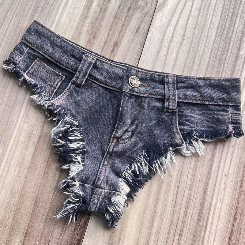 Denim trousers, sexy shorts, tight, fitted, European style 3