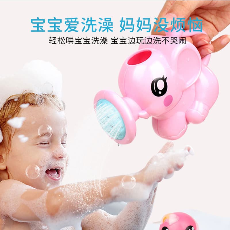 Beach toy for bath, children's wireless teapot play in water, elephant, water absorbent 1