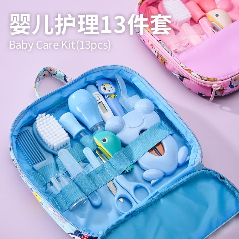(Cross-border trading), children's set, thermometer for nails, brush, 13 pieces 2