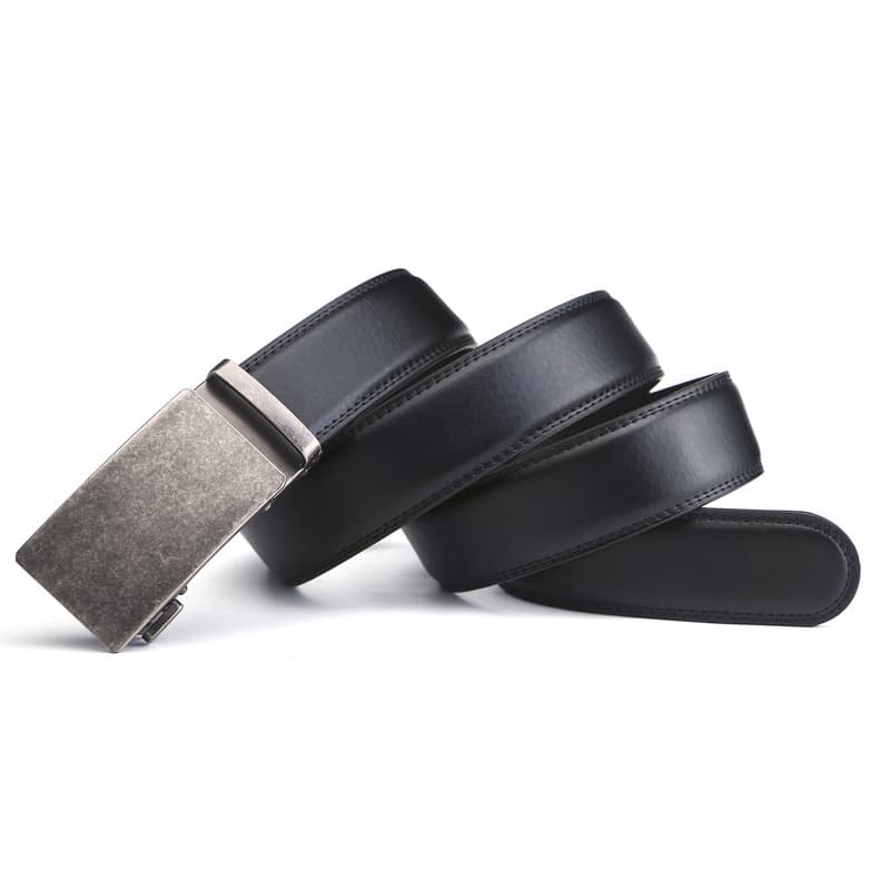 (Cross-border trading), high-end trousers, leather belt, Amazon, with a vintage distressed effect, genuine leather 3