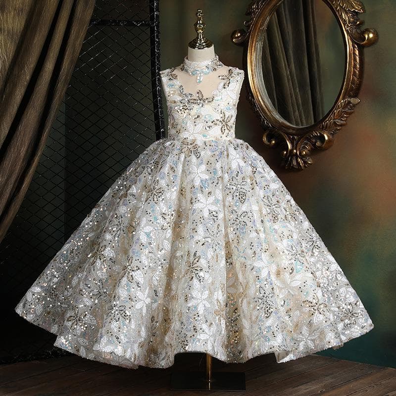 Children's evening dress, piano, mannequin head, elite suit, new collection, for teenagers, for catwalk