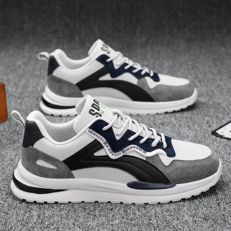 Men's Shoes Spring 2025 New Trendy Mesh Breathable Sports Leisure Running Teenagers Dad's All-match Trendy Shoes 4