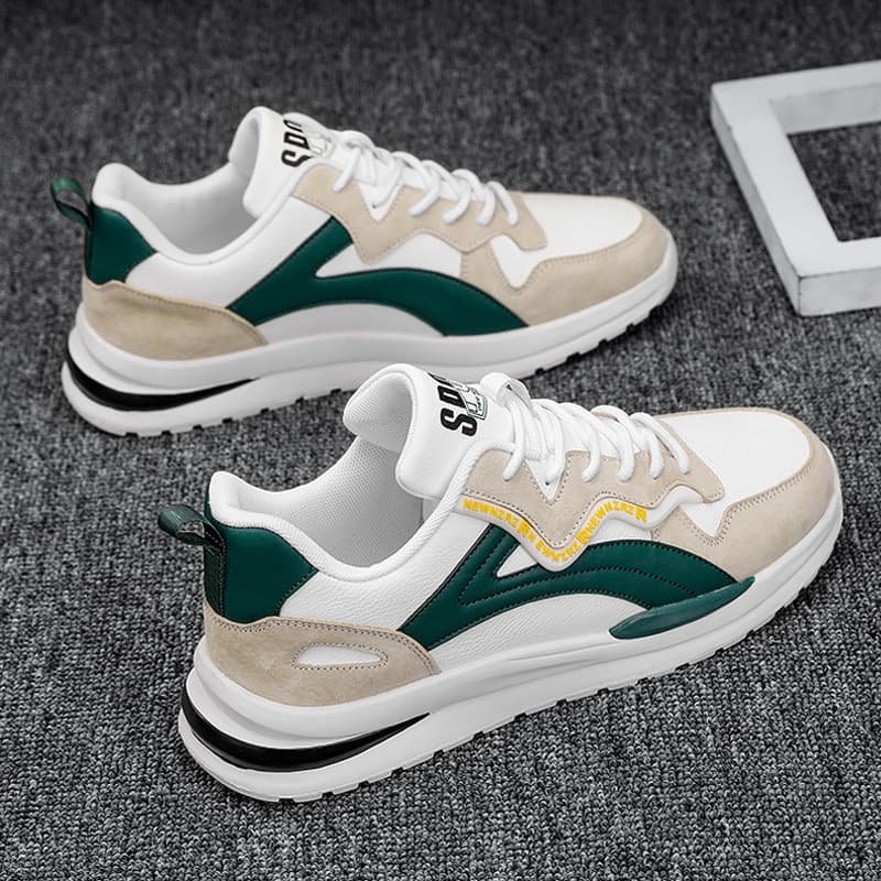Men's Shoes Spring 2025 New Trendy Mesh Breathable Sports Leisure Running Teenagers Dad's All-match Trendy Shoes