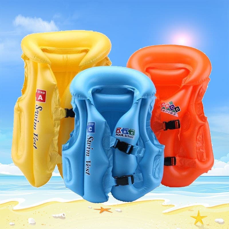 Children's inflatable toy, water swimwear, vest for swimming, swimming ring, swimming accessory play in water 1