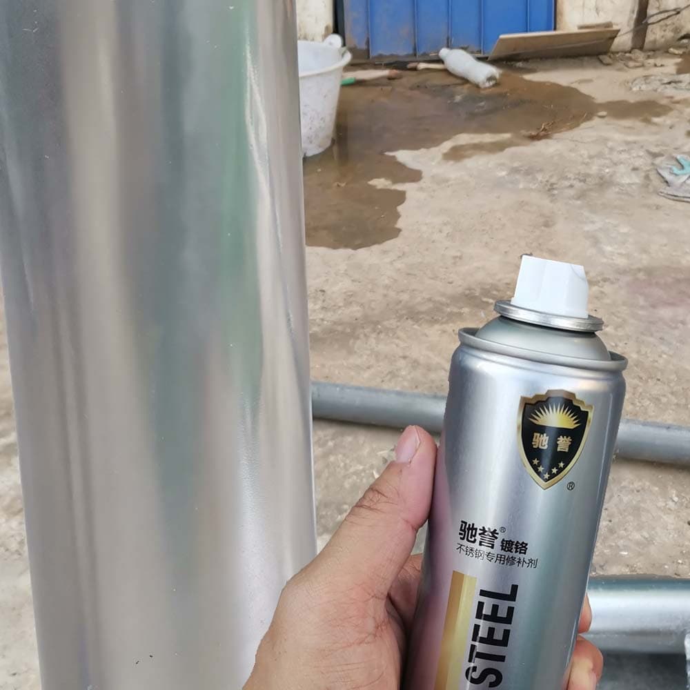 Hon about chrome -plated self -spray paint chrome -plated silver silver powder hand paint stainless steel metal special paint car 3
