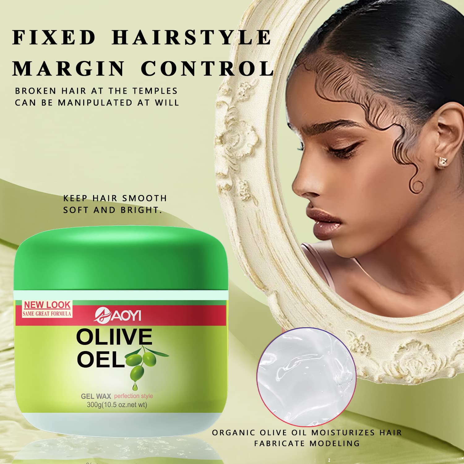 Olive Oil Hair Wax Styling Pomade for Salons 1