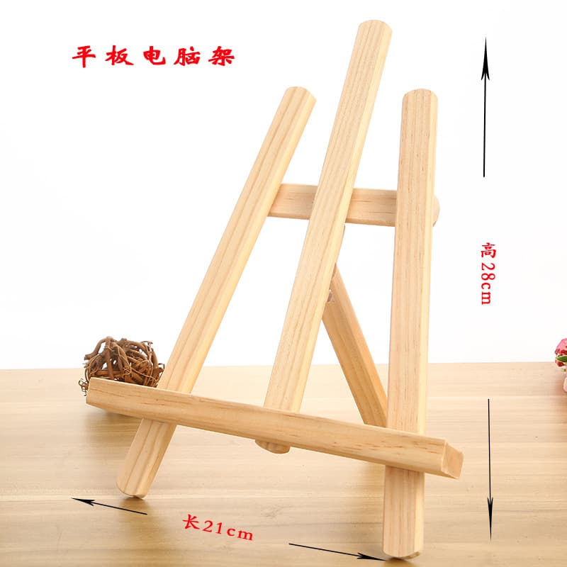 Tablet laptop, tubing, wooden art drawing board from natural wood, 21x, x28 8