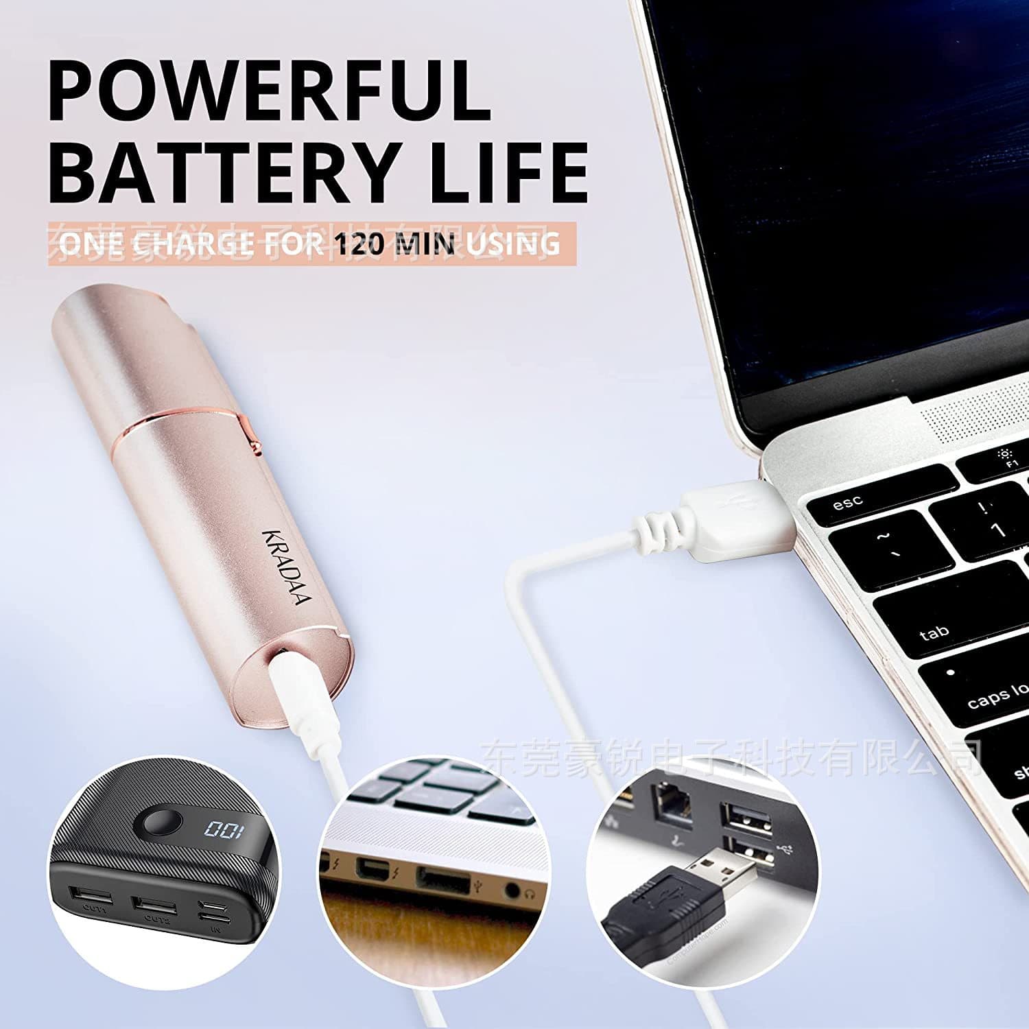 Facial Hair Removal Device Electric Eyebrow Trimmer 4