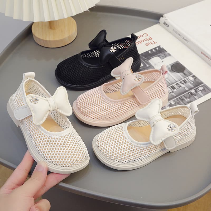 Summer children's breathable sports sandals with bow, 2023, for teenagers 1