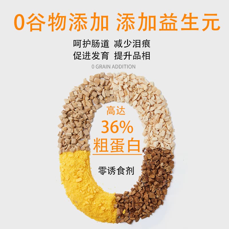 Pet dog puppy adult dog food manufacturer wholesale general freeze-dried six-pack grain-free pet food dog food for large and small dogs 3