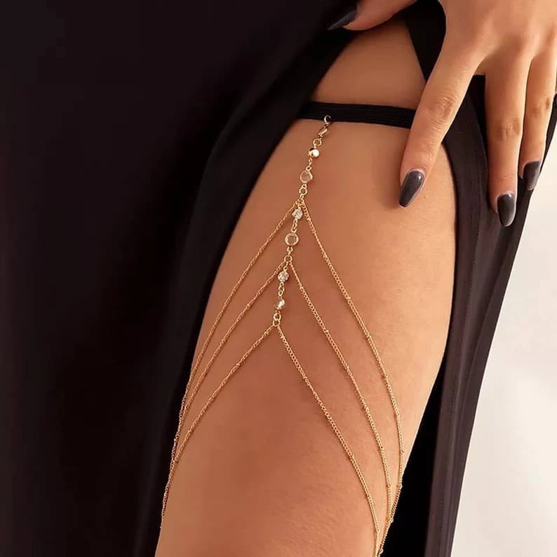 (Cross-border trading), golden sexy diamond chain, European style