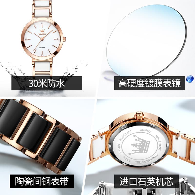 Olise brand watch factory olevs fashion Douyin hot selling waterproof ladies watch women's big brand watch 4