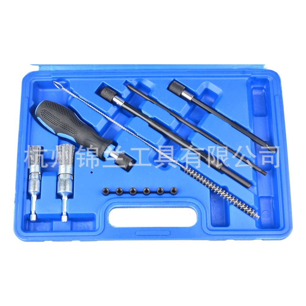 19 pieces of fuel injector base Clean tool group set engine cleaning tool set 2