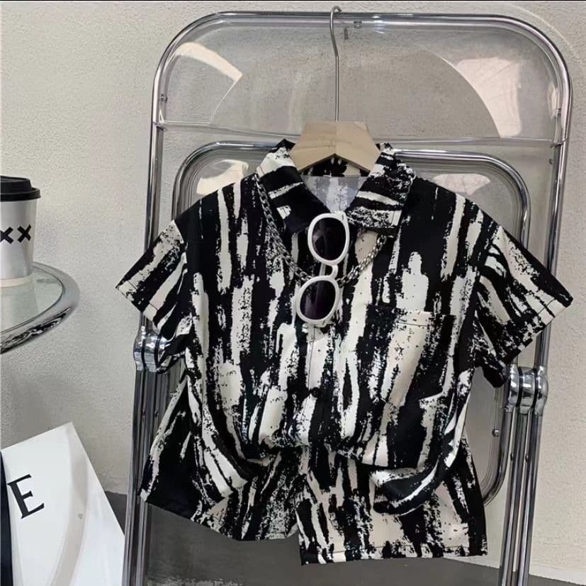 (Wholesale), children's sleeves, set, summer summer clothing for boys, shirt, shorts, T-shirt, children's clothing, oversize 2