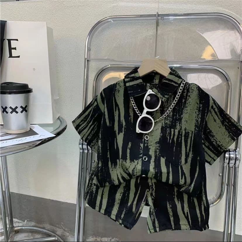 (Wholesale), children's sleeves, set, summer summer clothing for boys, shirt, shorts, T-shirt, children's clothing, oversize 4