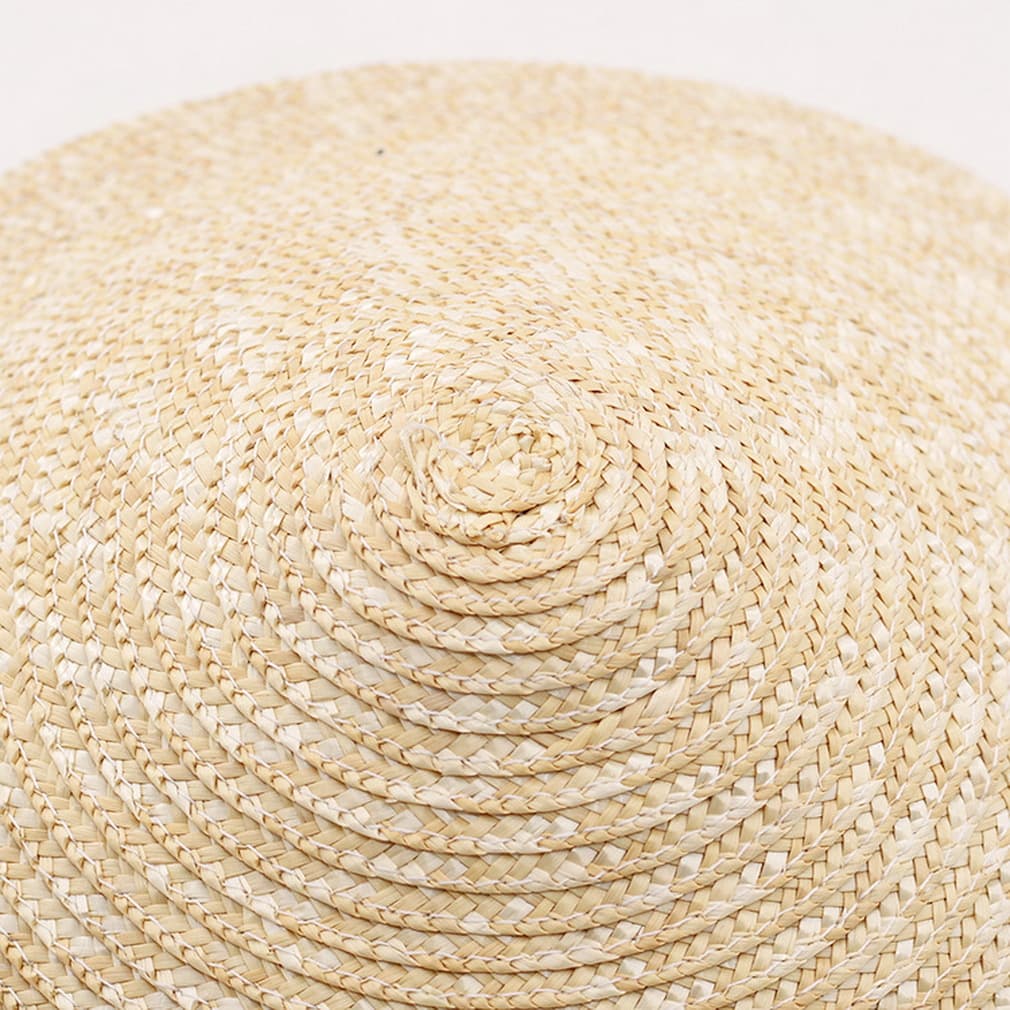 Cross-border large brim new women's sun protection fashion versatile straw pointed hat sunshade straw hat seaside sun hat 2