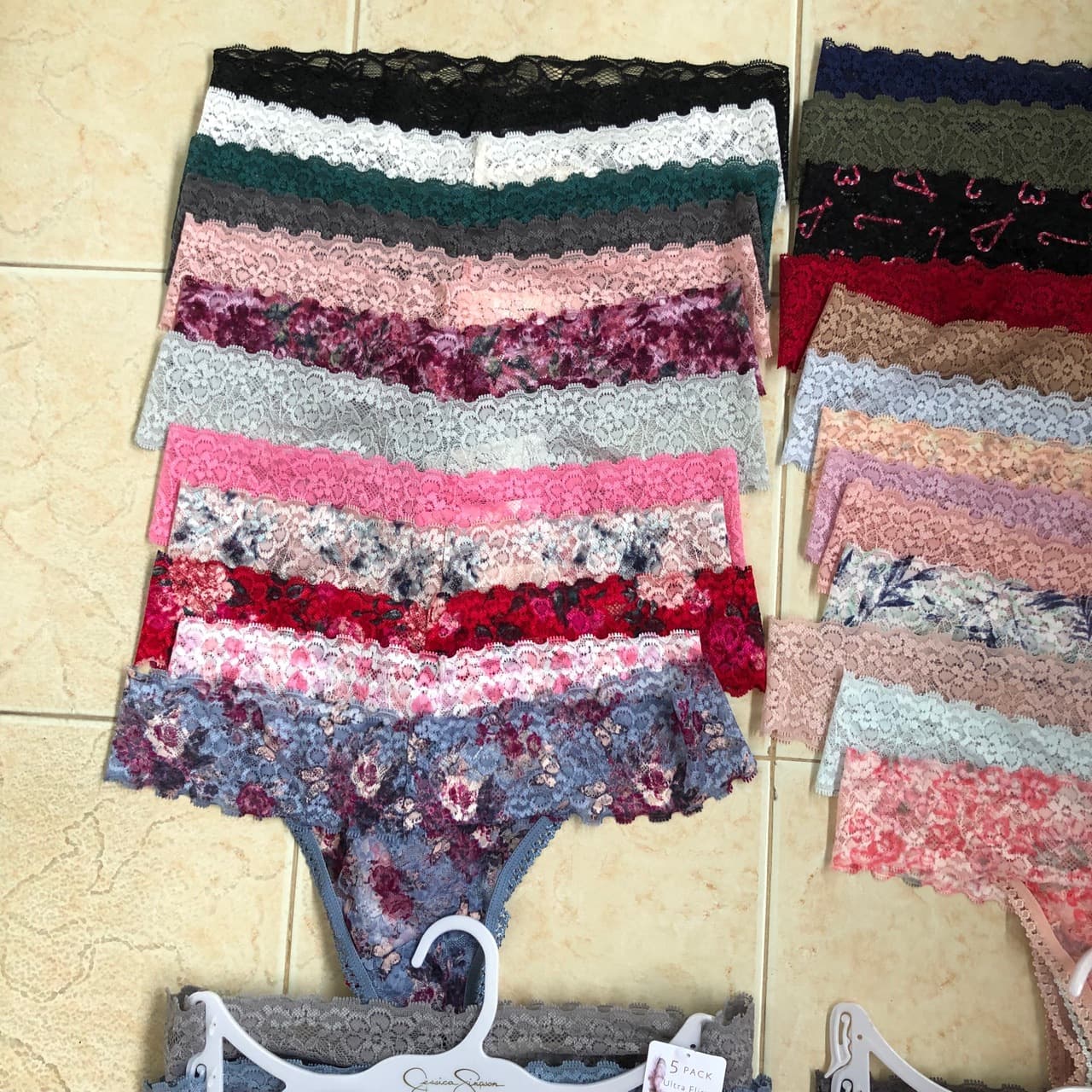 [外贸性感欧美蕾丝丁字裤女士内裤T裤跨境T-back thong panty lady] 3