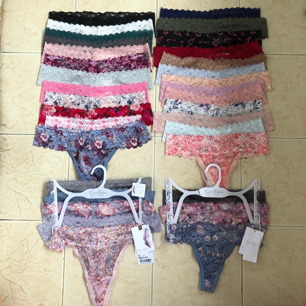 [外贸性感欧美蕾丝丁字裤女士内裤T裤跨境T-back thong panty lady] 1