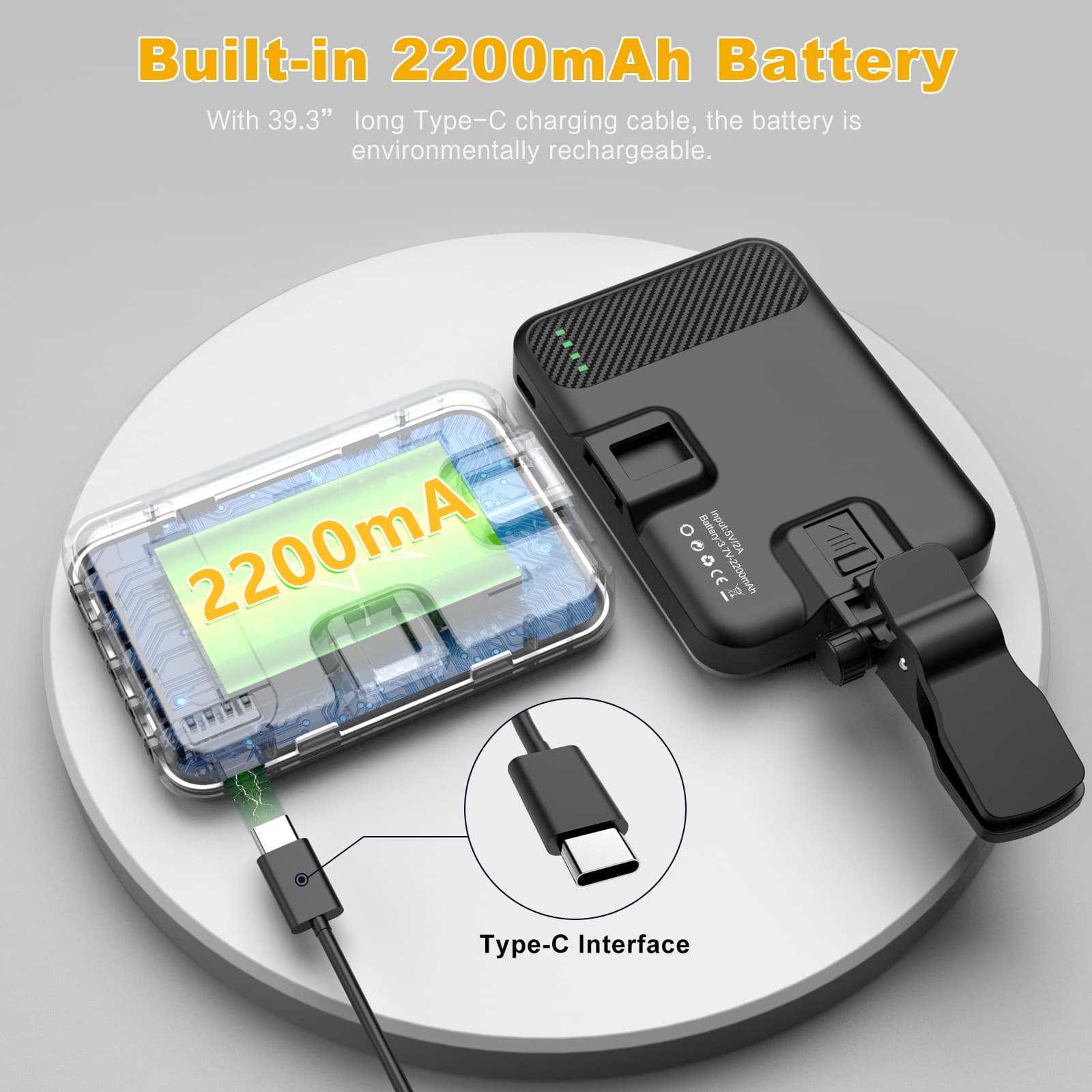 Mobile phone, small fill light, handheld LED pocket camera 4
