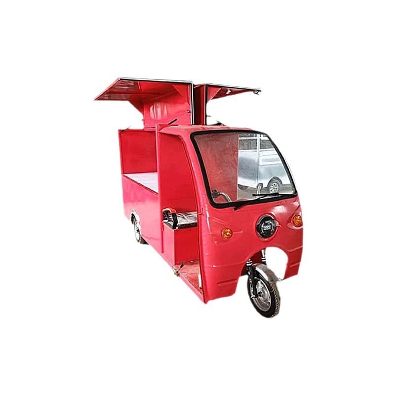 Universal snack cart for commercial use, restaurant car, electric electric car, three-wheeled bike 5