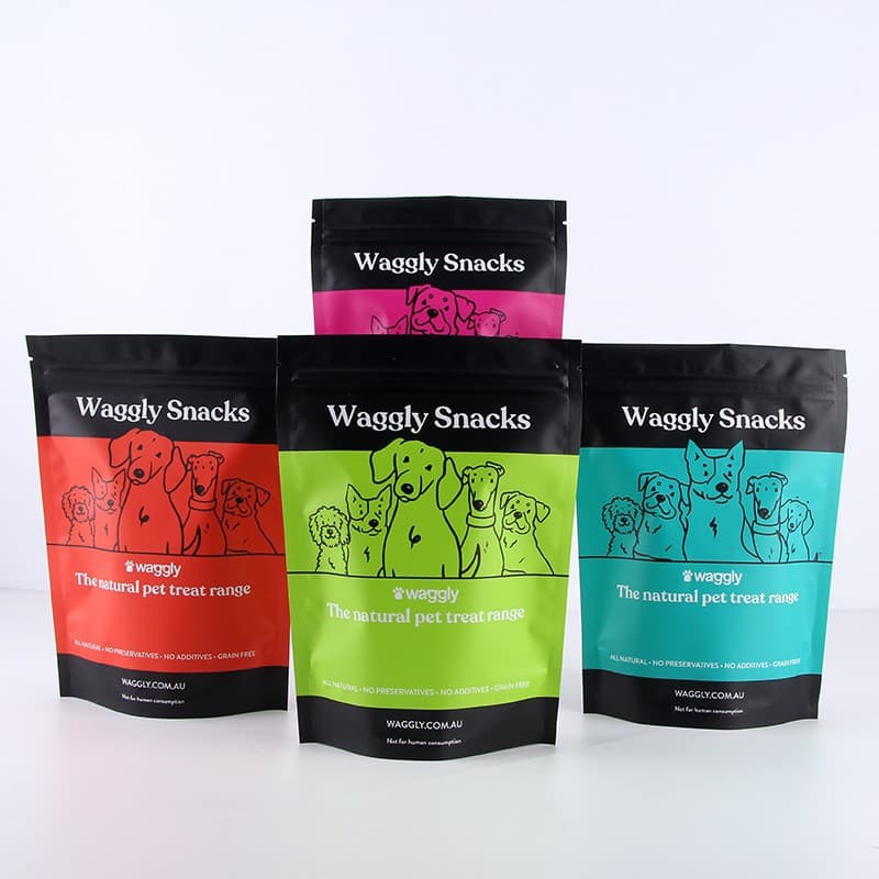 Pet food packaging bag dog food bag cat food snacks self -standing bag three eight sides sealed bag plastic cats and dog food bags 3