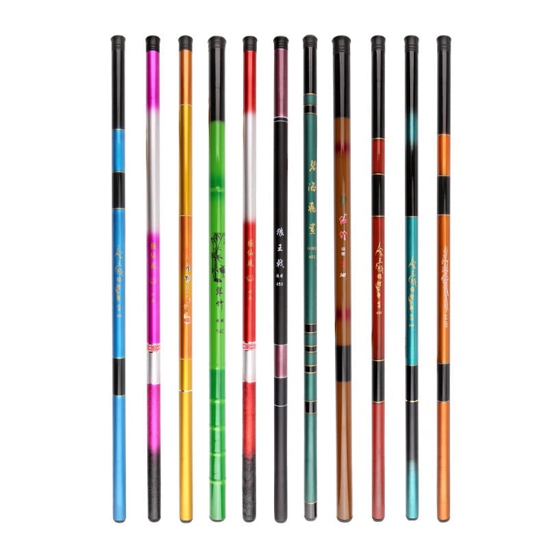 Fiberglass short-section stream hand rod fishing rod manufacturer wholesale ultra-light hard portable platform fishing crucian carp Luya rod fishing rod 5